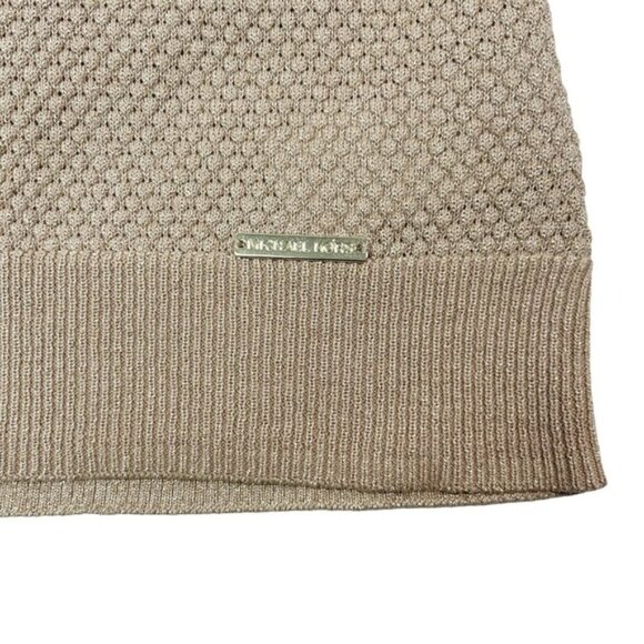 MICHAEL Michael Kors Metallic Shimmering Textured Top Sz Small - Picture 4 of 4